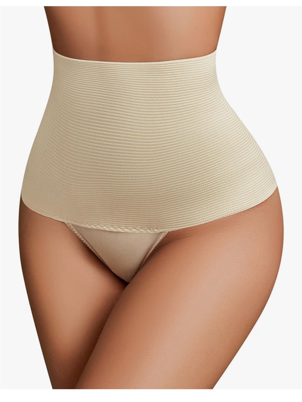 AvidLove High-Waist Shaper shapewear Briefs - Beige medium nwt